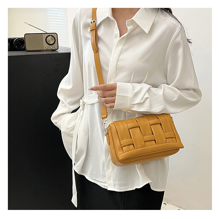Braided Pu Leather Crossbody HB2514
