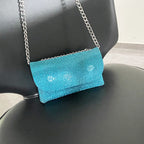 Rectangle Rhinestone Crossbody Bag HB2526