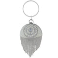 Ball Tassel Rhinestone Pearl Evening Bag HB2535