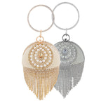 Ball Tassel Rhinestone Pearl Evening Bag HB2535