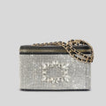 Rhinestone PU Box Bag  HB2542