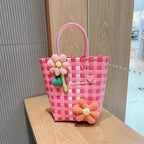Flower Braided Tote Bag HB2567