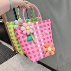 Flower Braided Tote Bag HB2567