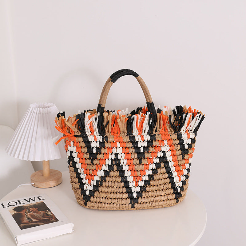 Straw Braided Tote Bag HB2568