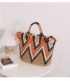 Straw Braided Tote Bag HB2568