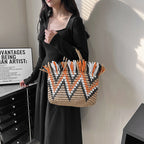 Straw Braided Tote Bag HB2568