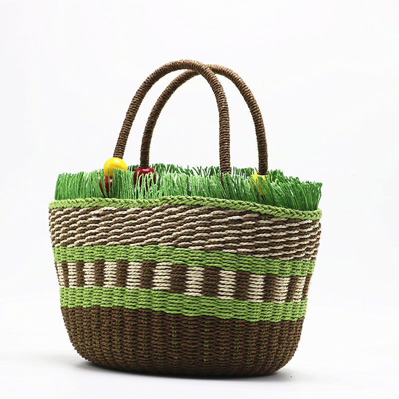 Straw Braided Tote Bag HB2570