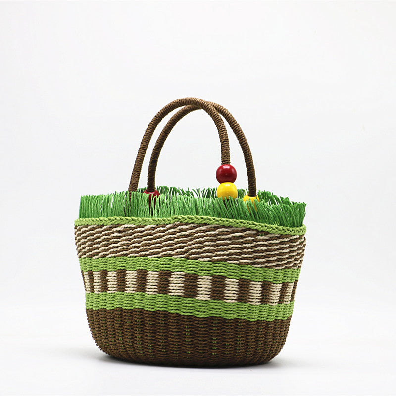 Straw Braided Tote Bag HB2570