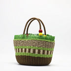 Straw Braided Tote Bag HB2570