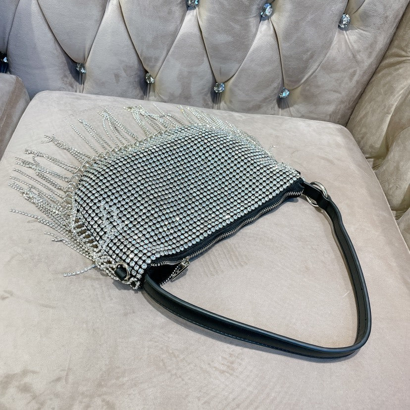 Rhinestone Tassel Handbag HB2577