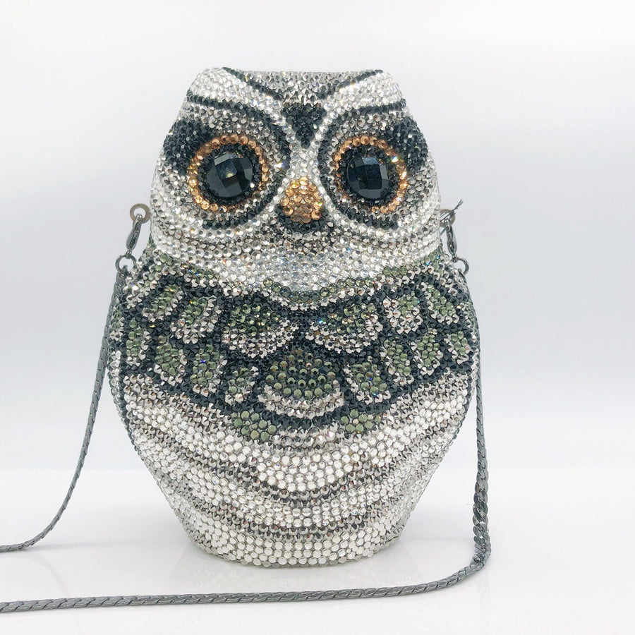 Owl Rhinestone Evening Bag HB2590