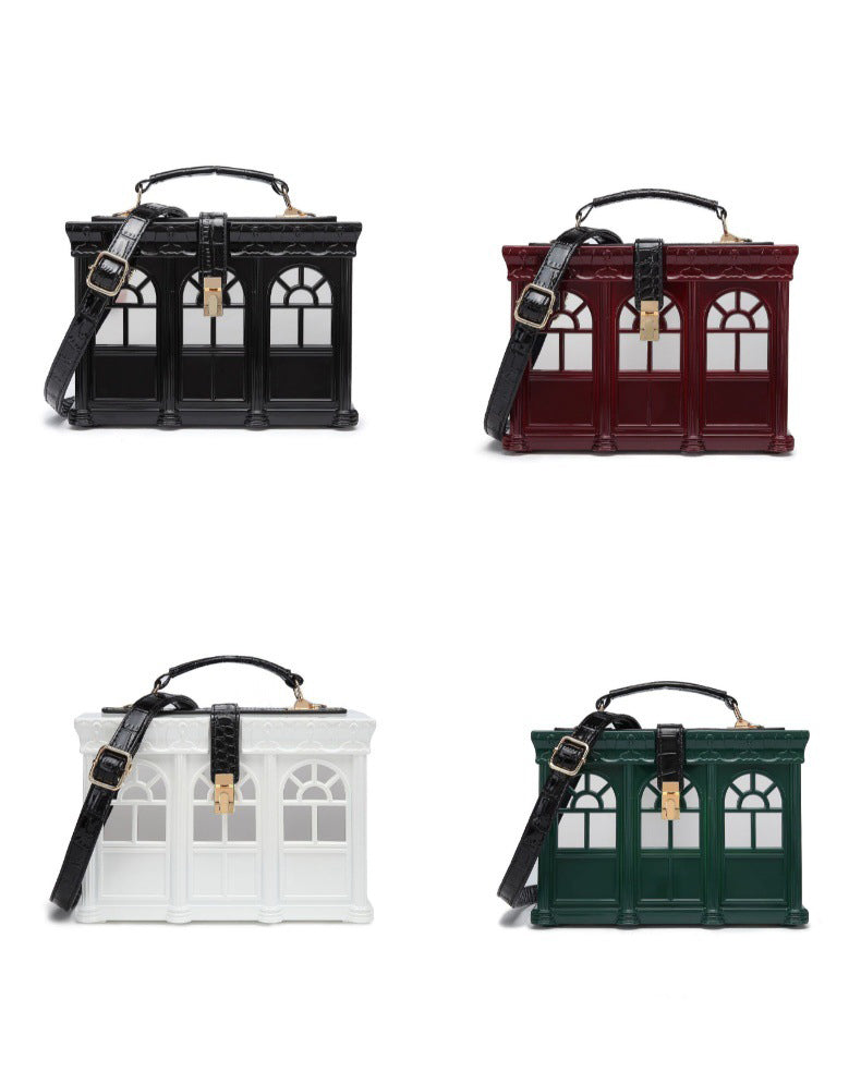 House Acrylic Crossbody Bag HB2599