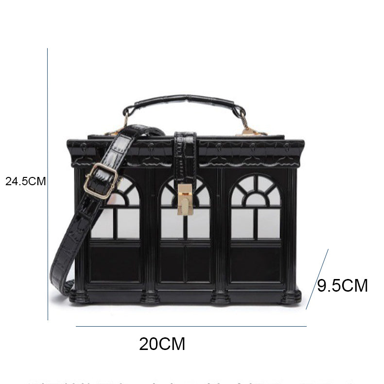 House Acrylic Crossbody Bag HB2599