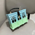 House Acrylic Crossbody Bag HB2599