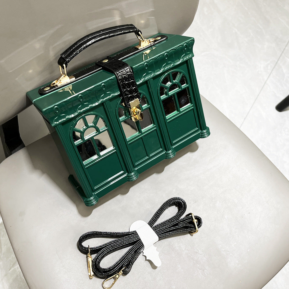 House Acrylic Crossbody Bag HB2599