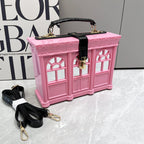 House Acrylic Crossbody Bag HB2599