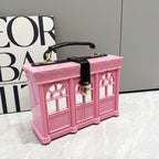 House Acrylic Crossbody Bag HB2599