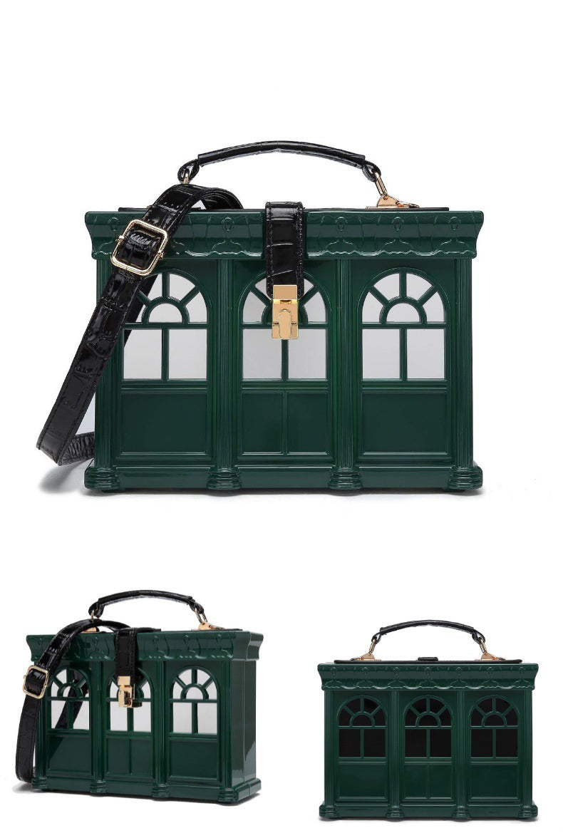 House Acrylic Crossbody Bag HB2599