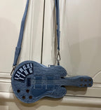 Guitar Demin Crossbody Bag HB2614