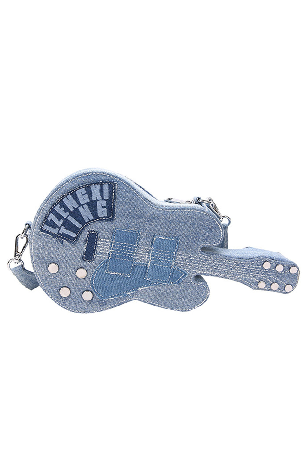 Guitar Demin Crossbody Bag HB2614