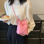 Braided Pu Bucket Bag HB2645
