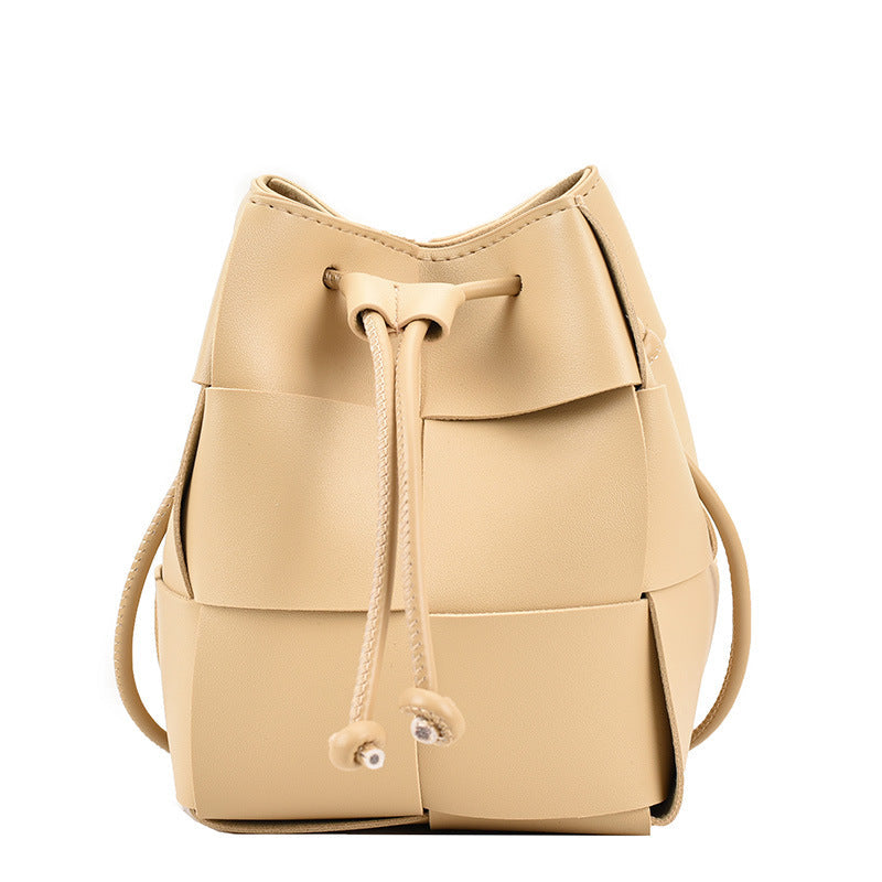 Braided Pu Bucket Bag HB2645