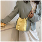 Braided Pu Bucket Bag HB2645