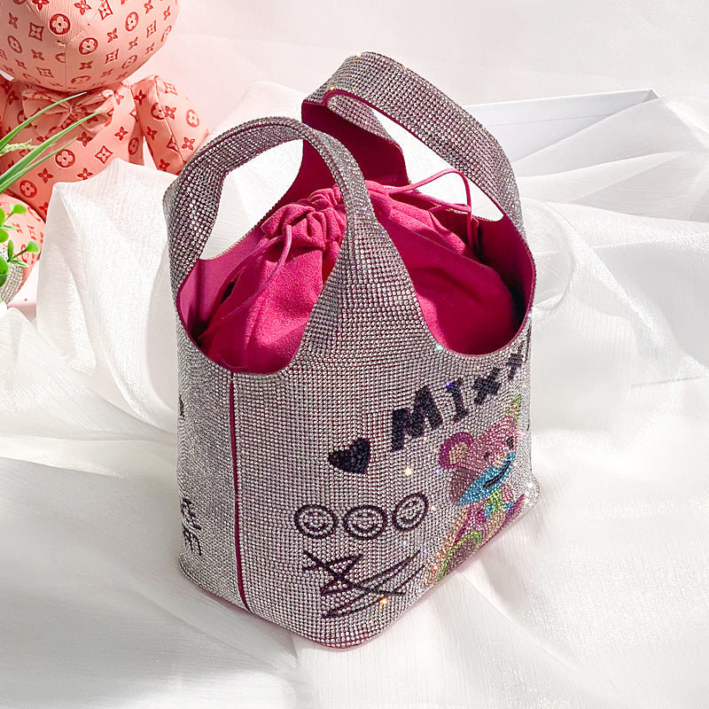 Bear Rhinestone Tote Bag HB2667