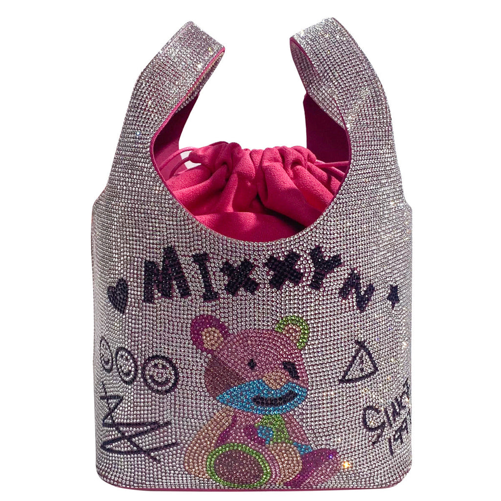 Bear Rhinestone Tote Bag HB2667