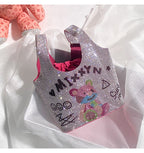 Bear Rhinestone Tote Bag HB2667