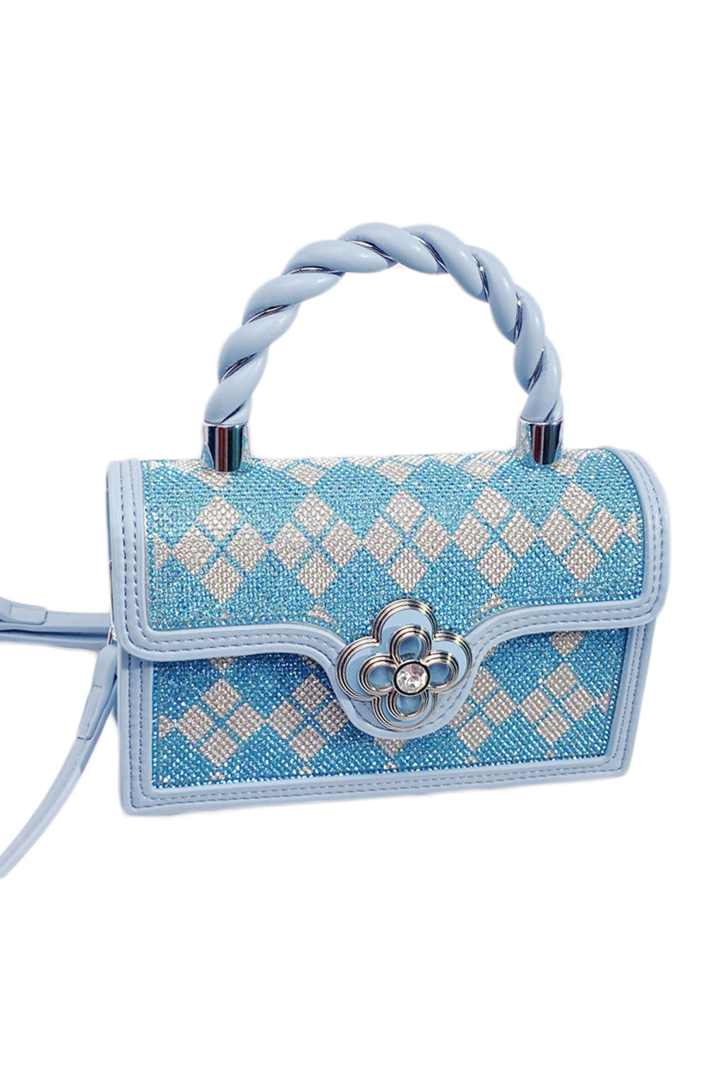 Diamond Patten Rhinestone Crossbody Bag HB2668