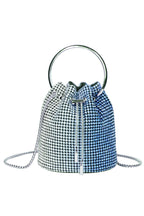 Gradient Color Rhinestone Bucket Bag HB2677
