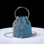 Gradient Color Rhinestone Bucket Bag HB2677