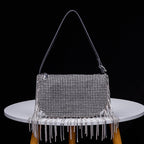 Rhinestone Tassel Underarm Bag HB2689