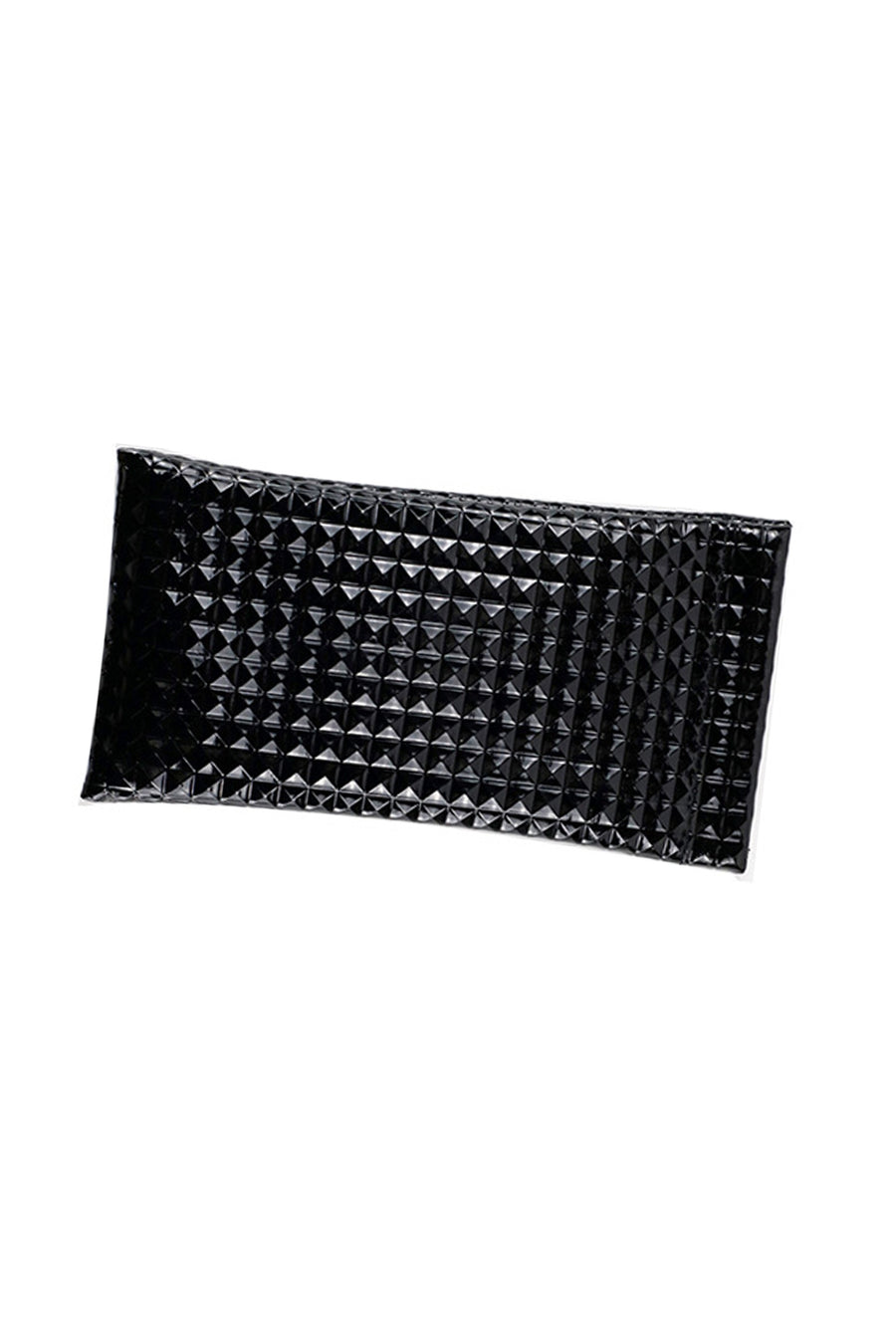 Diamond Grid Pattern Glasses Vegan Leather Protecting Case HB2695