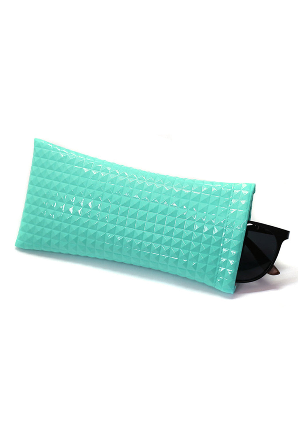 Diamond Grid Pattern Glasses PU Protecting Case HB2695 - view 6