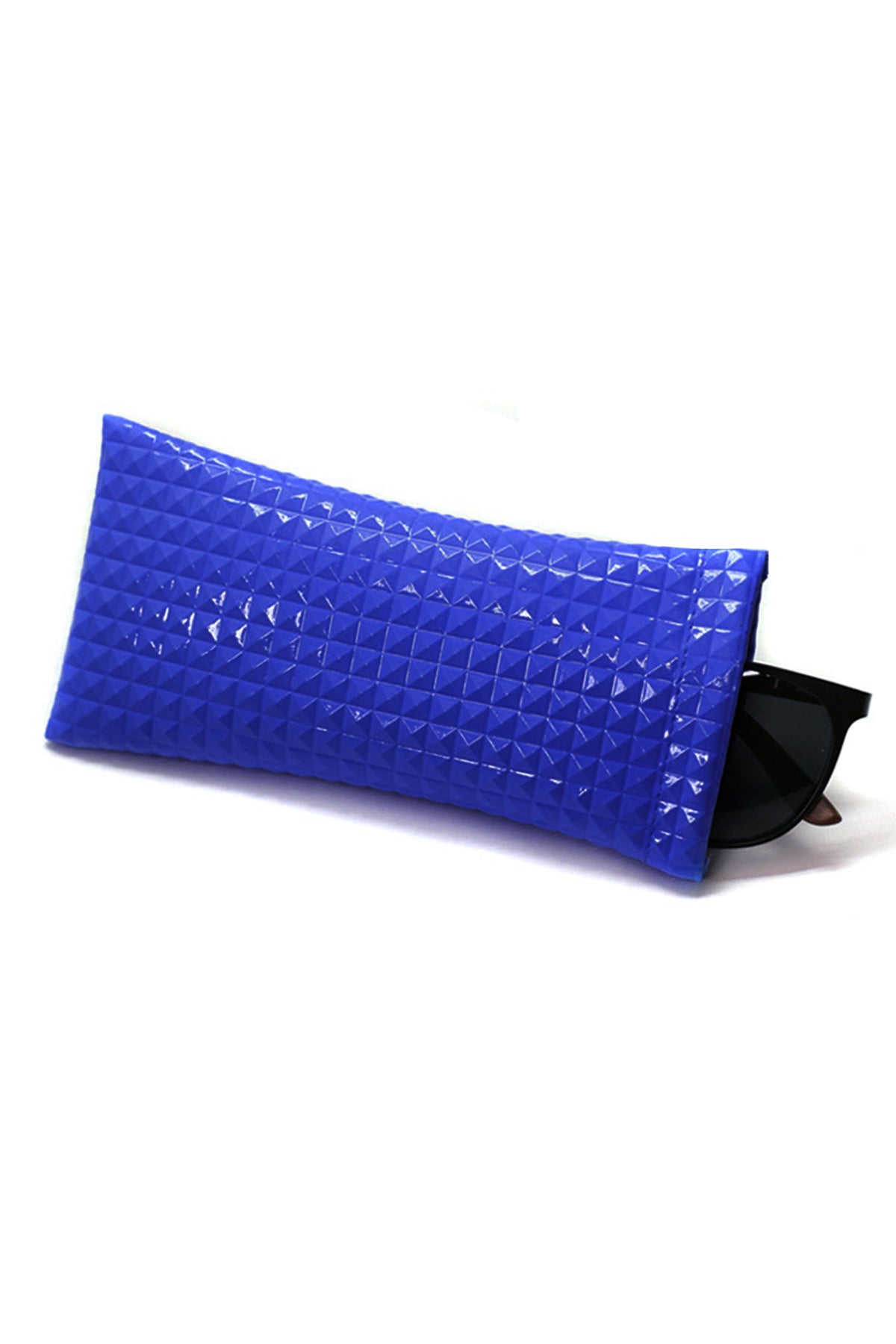 Diamond Grid Pattern Glasses PU Protecting Case HB2695 - view 8