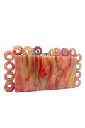 Circle Rectangle Acrylic Clutch Bag HB2712
