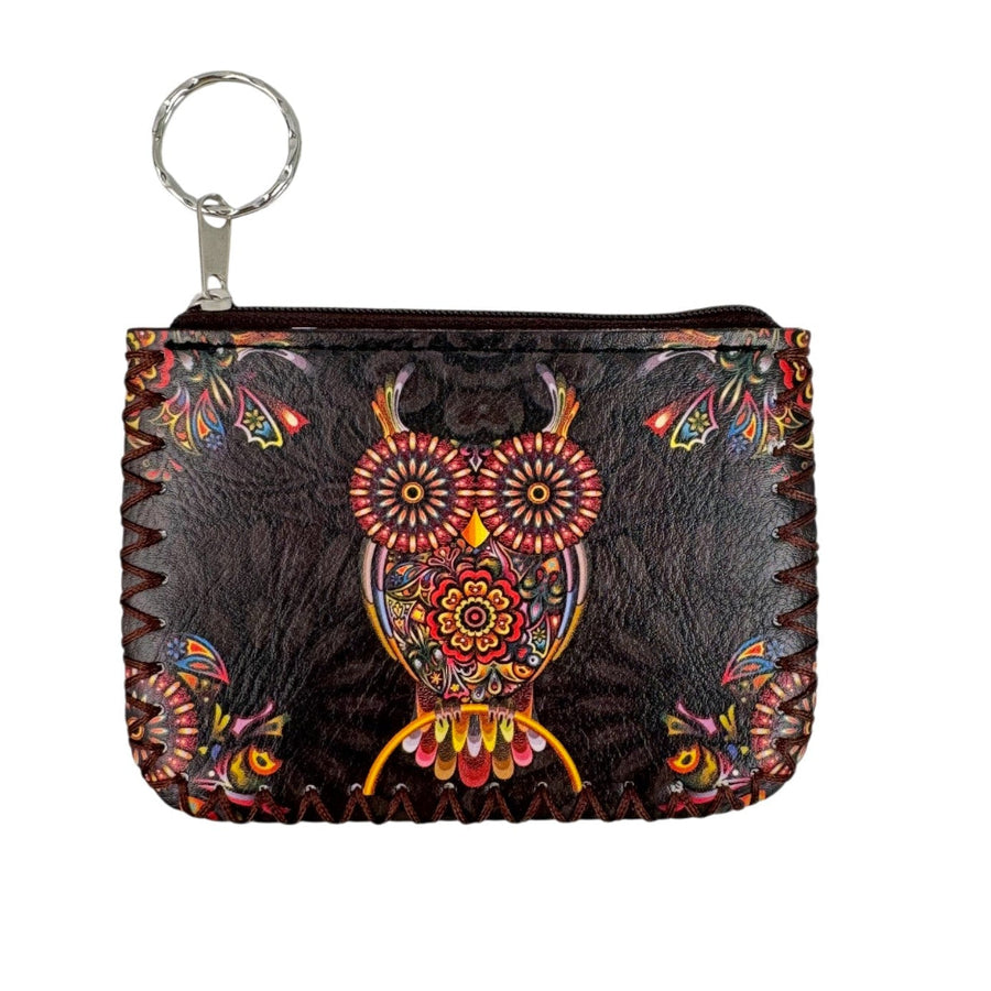 Printed Hand Stitched Coin Purse HB0665