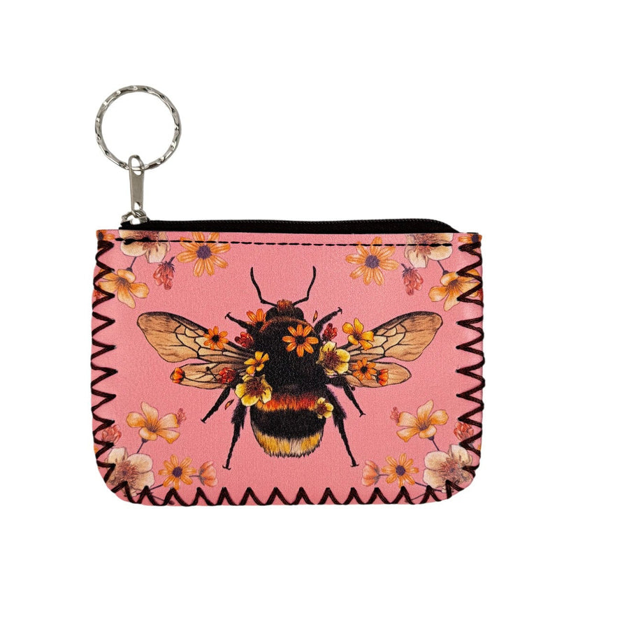 Printed Hand Stitched Coin Purse HB0665