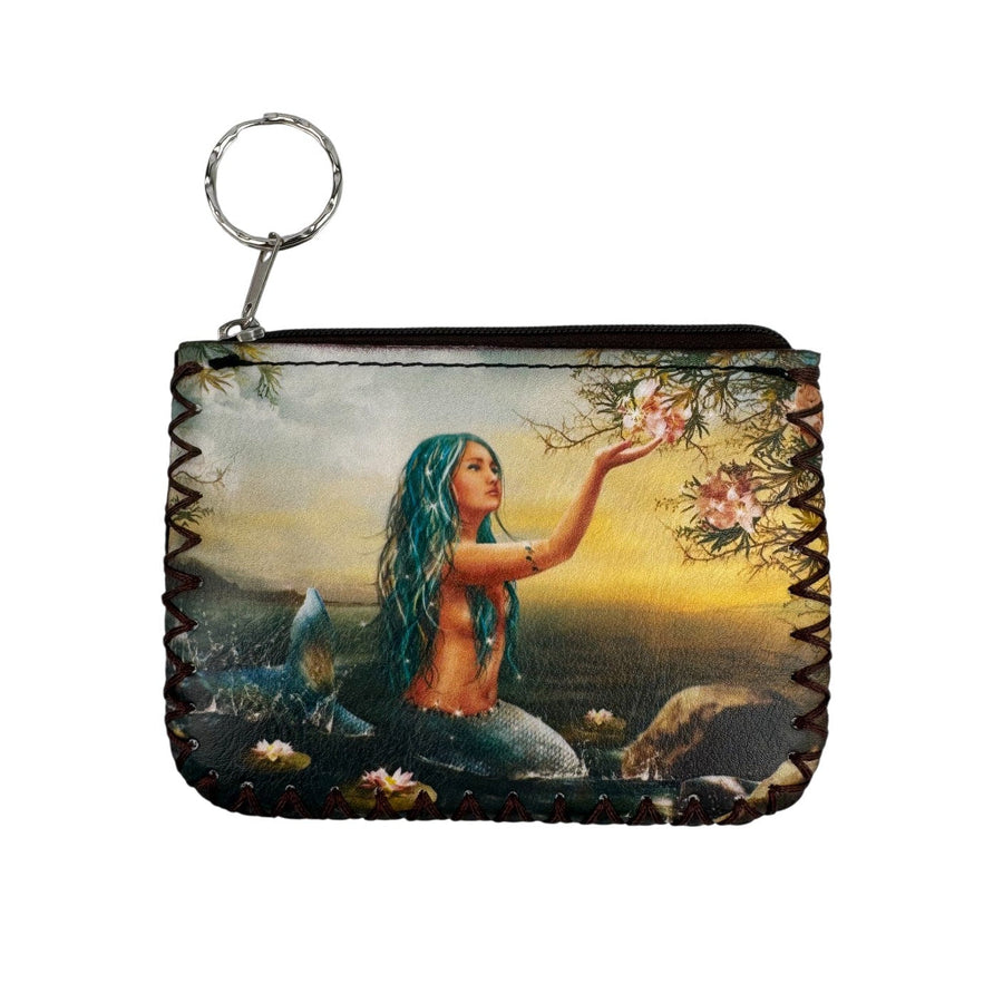 Printed Hand Stitched Coin Purse HB0665