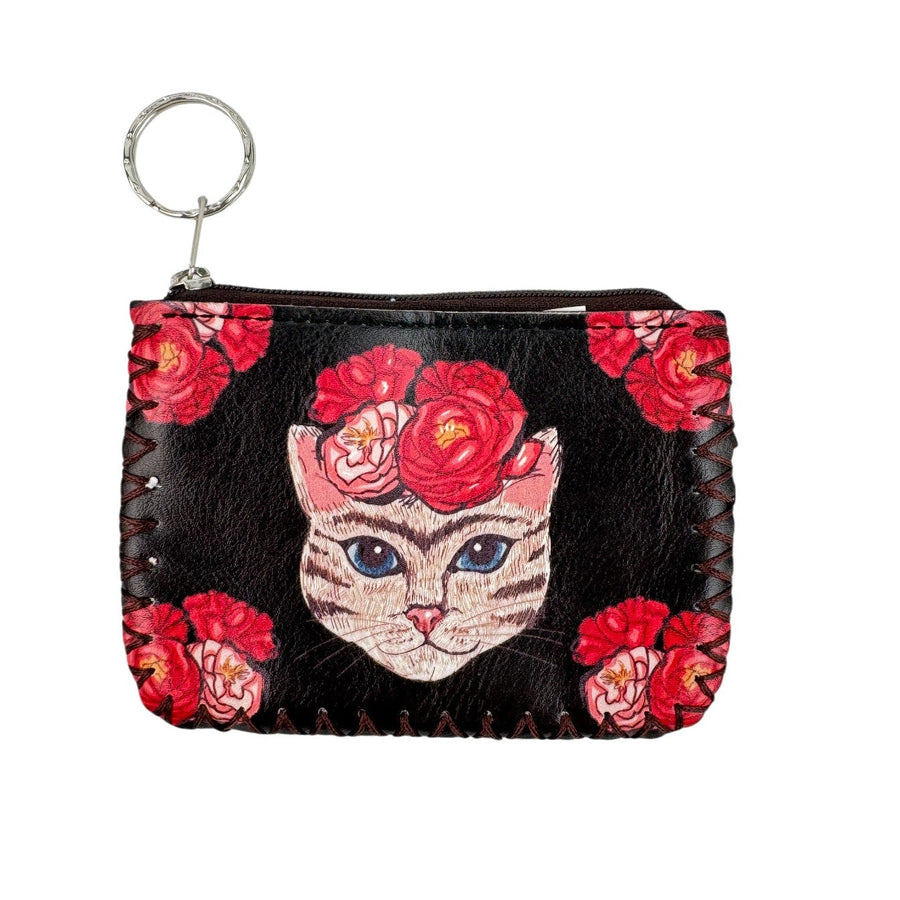 Printed Hand Stitched Coin Purse HB0665
