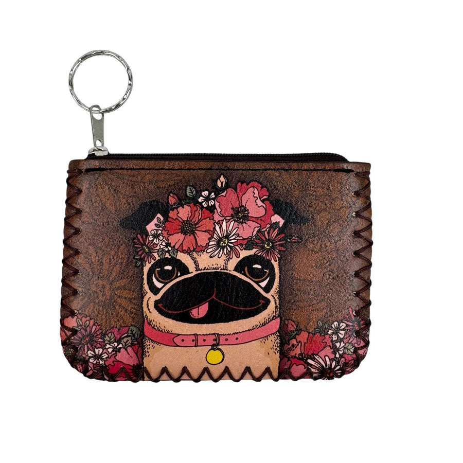 Printed Hand Stitched Coin Purse HB0665