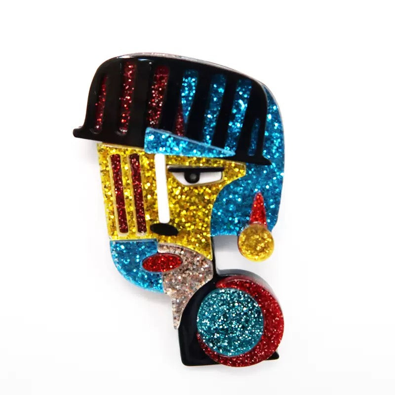 Splicer Acrylic Brooch PA6229
