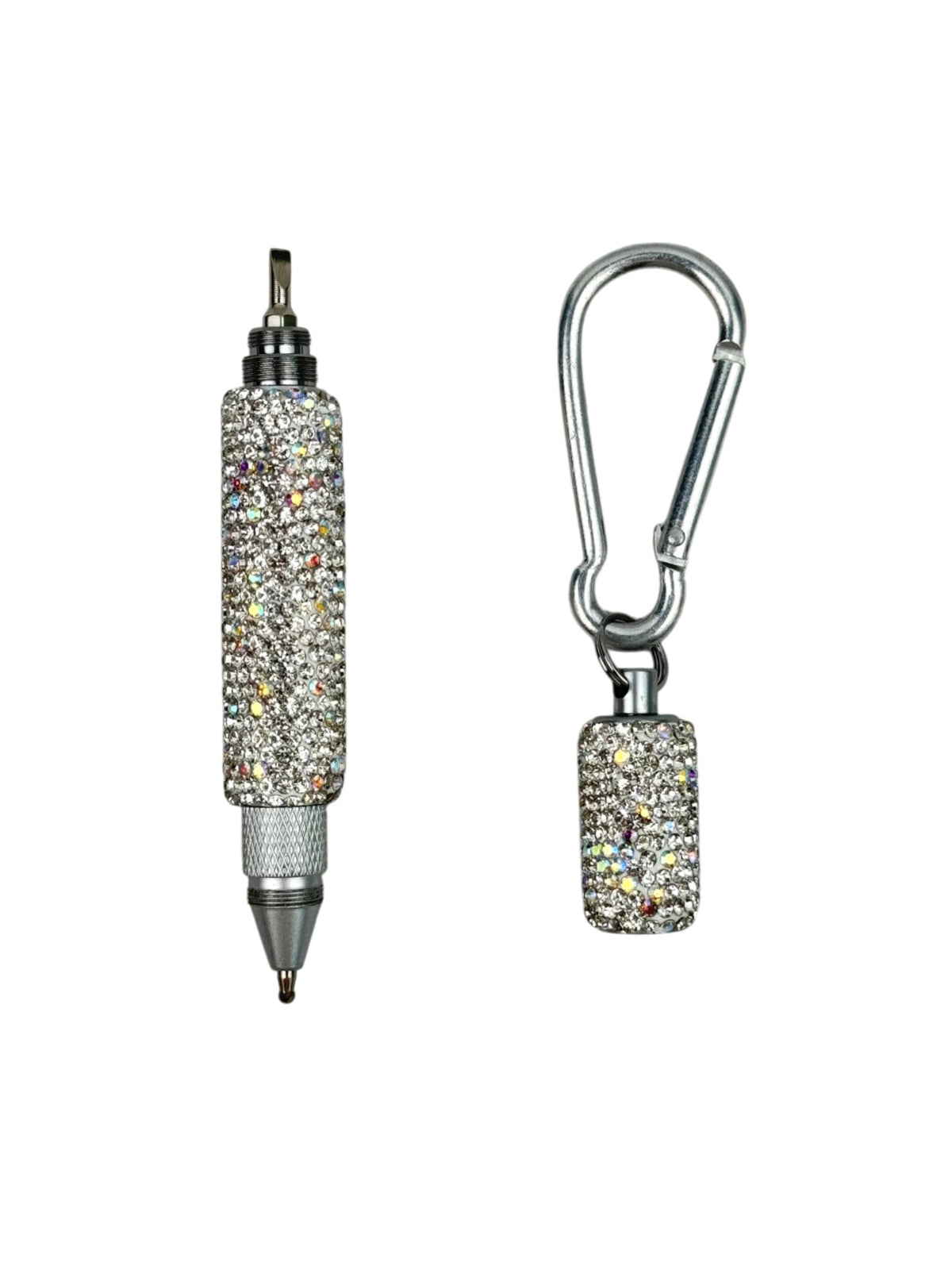 Multi Functional Pen Stylus and Tools Ceramic Rhinestone Keychain CR0113 - view 12