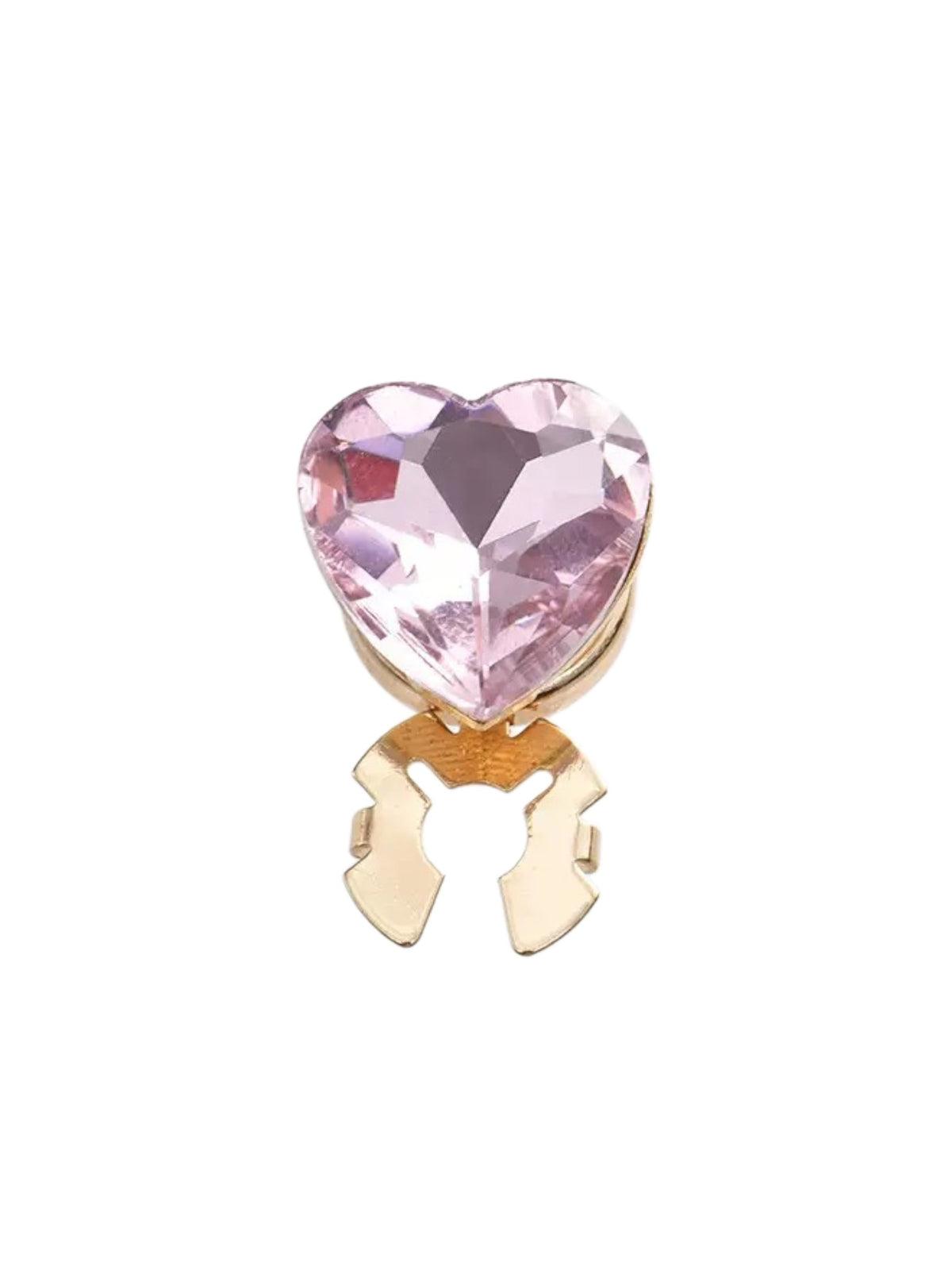 Heart-Shaped Alloy Button Cover MIS1061