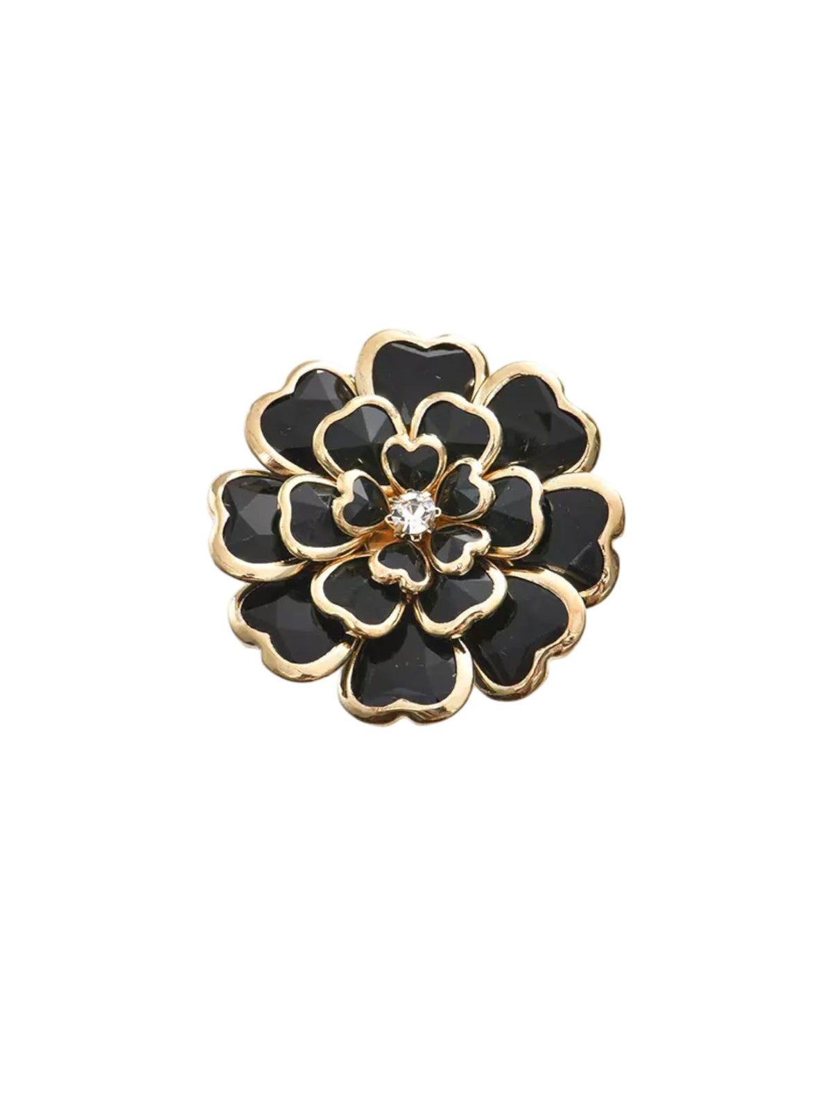 Flower Alloy Button Cover MIS1060 - view 2