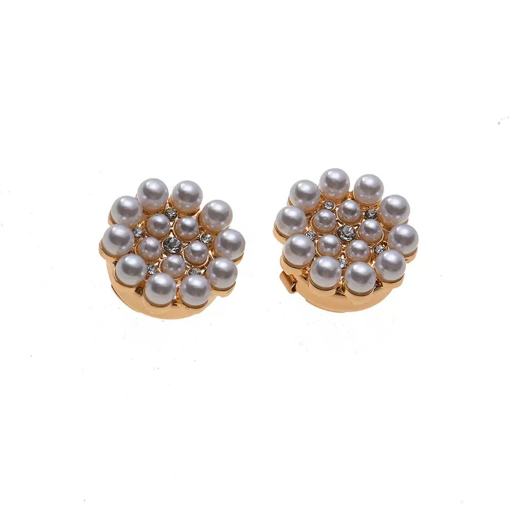 Flower Alloy Button Cover MIS1055 - view 2