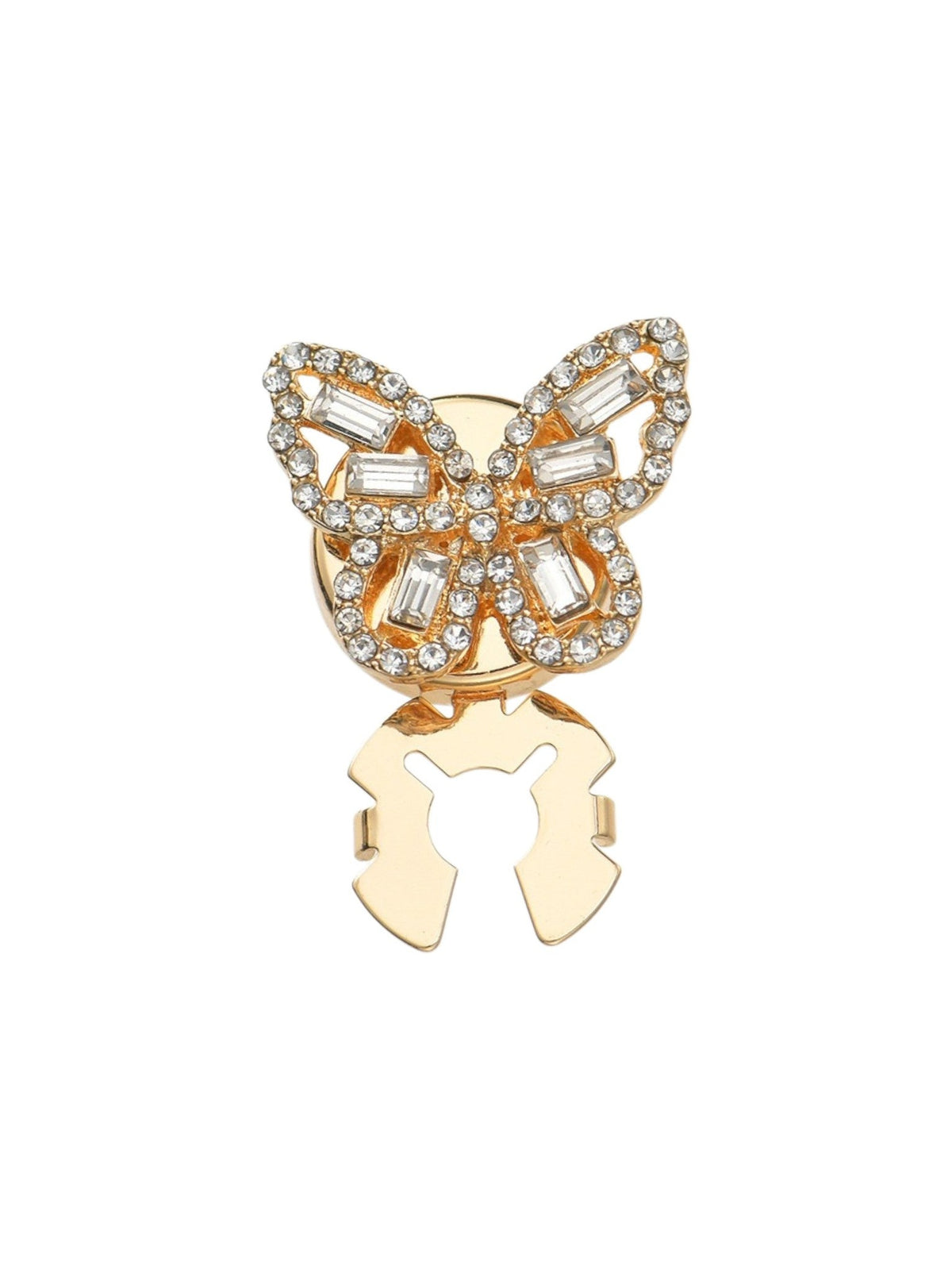 Butterfly Alloy Button Cover MIS1058
