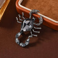 Scorpion Rhinestone Brooch PA6381